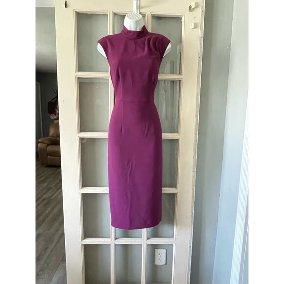 Trina Turk Wine Country Ruched Sheath Dress - Picture 5 of 10
